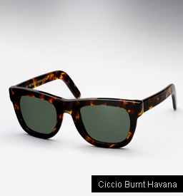 Super Ciccio Burnt Havana sunglasses