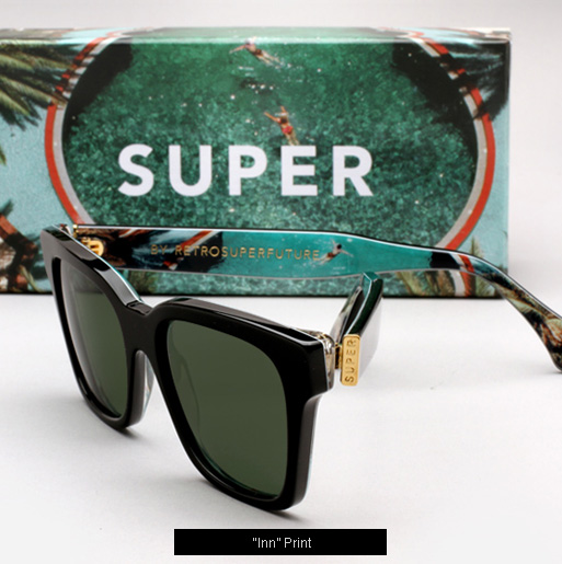 Super Inn Print Sunglasses