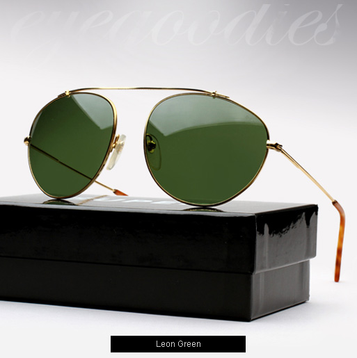 Super Leon Green Sunglasses