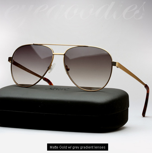 Graz Merik sunglasses - matte gold