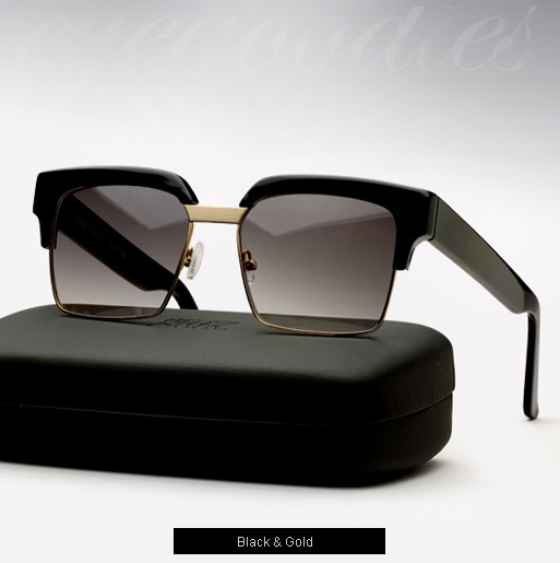 Graz Ralph sunglasses - Black and Gold