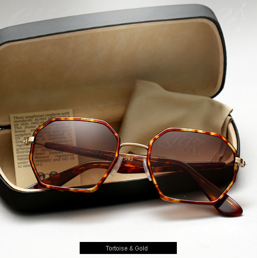 Graz Stray I sunglasses - Tortoise and gold