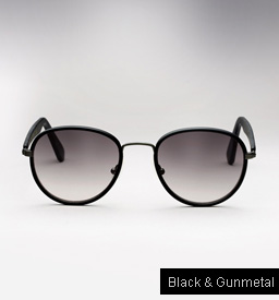 Graz Stray III sunglasses - black and gunmetal