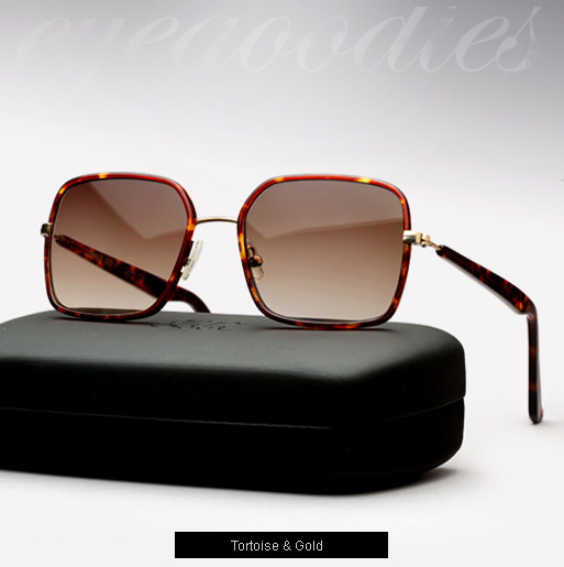 Graz Stray II sunglasses - tortoise and gold