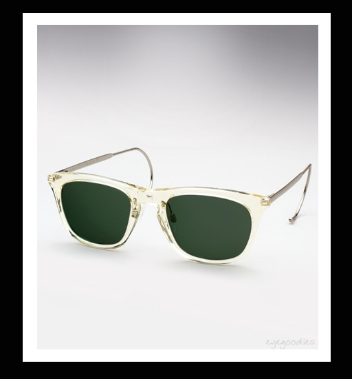 Maison Martin Margiela Cable Temple Sunglasses - Transparent Yellow