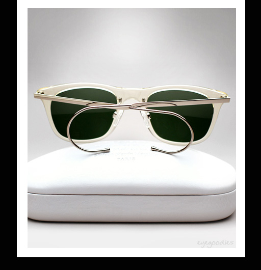 Maison Martin Margiela Cable Temple Sunglasses - Transparent Yellow