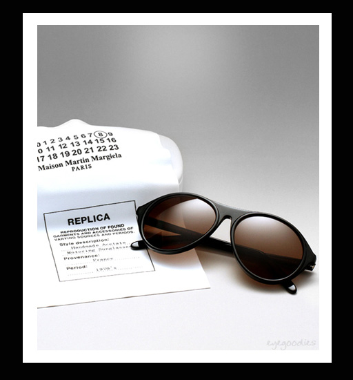 Maison Martin Margiela Replica France Sunglasses - Black