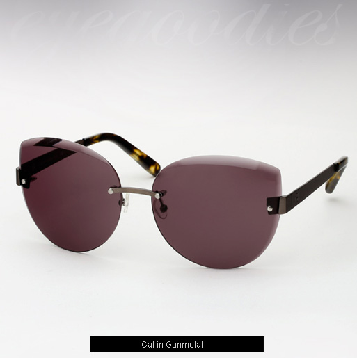 House of Harlow Cat Sunglasses - Gunmetal