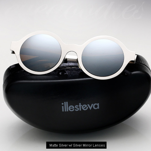 Illesteva Frieda Steel sunglasses - Matte Silver