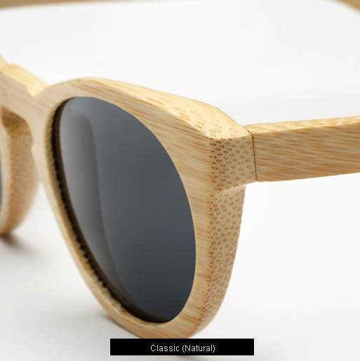 llesteva Leonard Wood Sunglasses - natural