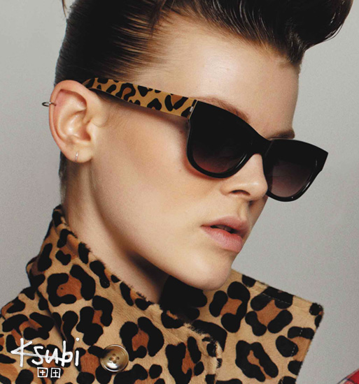 Ksubi Al Tarf sunglasses in Black and Leopard