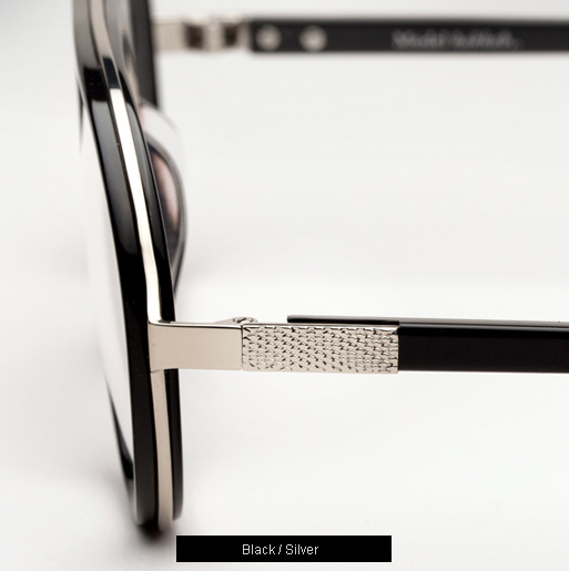 Ksubi Kakkab eyeglasses - Black and Silver