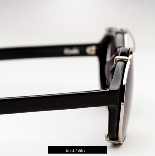 Ksubi Kappa sunglasses - Black and Silver