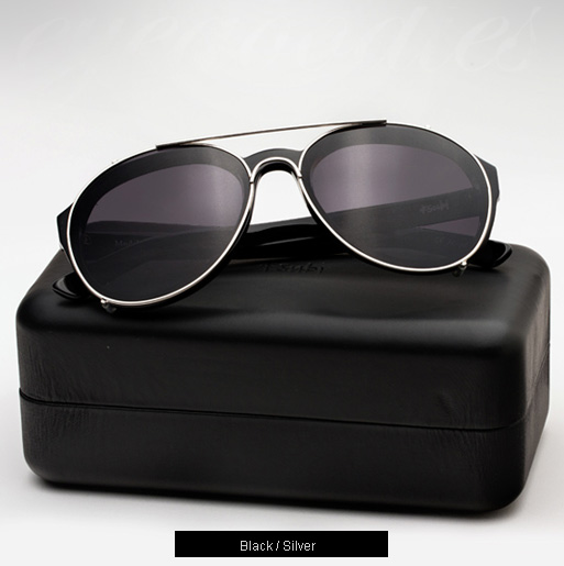 Ksubi Kappa sunglasses - Black and Silver