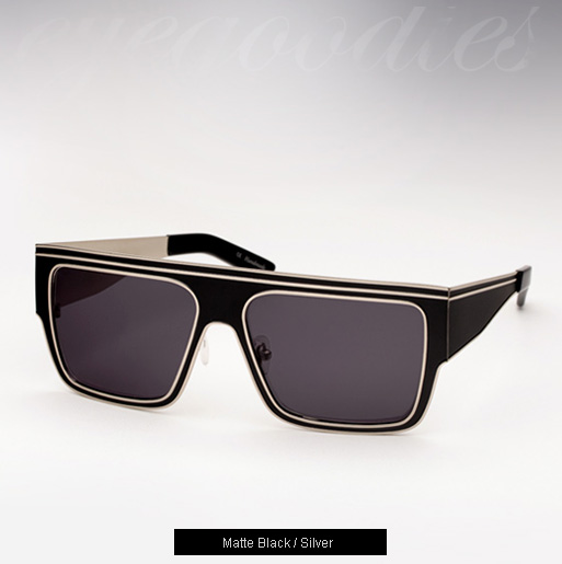 Ksubi Perseus sunglasses - Matte Black and Silver