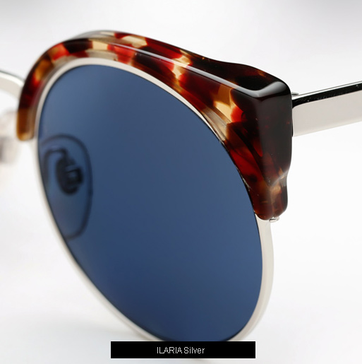 Super Lucia Ilaria Silver sunglasses
