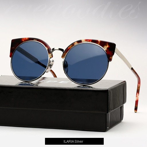Super Lucia Ilaria Silver sunglasses