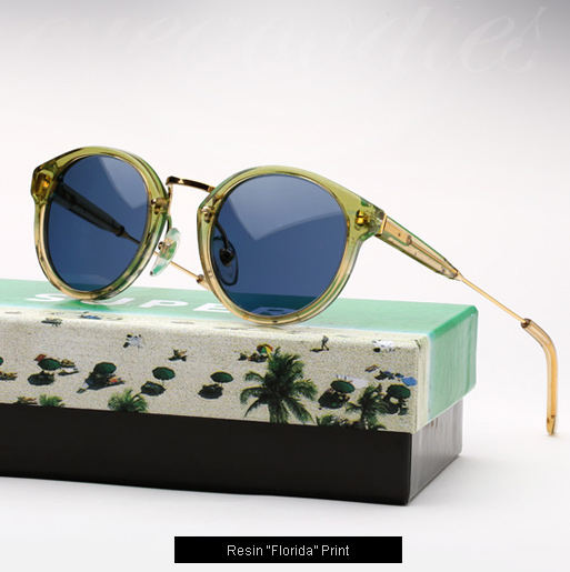 Super Resin Florida print sunglasses