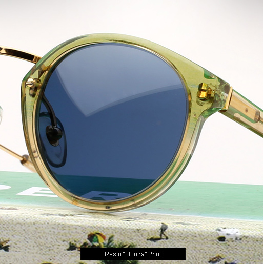 Super Resin Florida print sunglasses