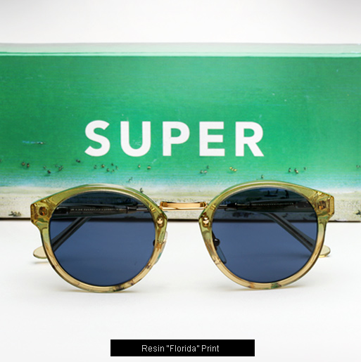 Super Resin Florida print sunglasses