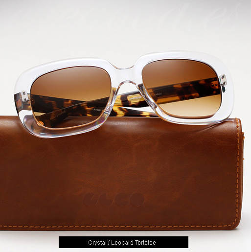 Garrett Leight Amoroso sunglasses - Crystal / Leopard Tortoise