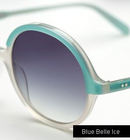 Garrett Leight Nowita sunglasses - Blue Belle Ice