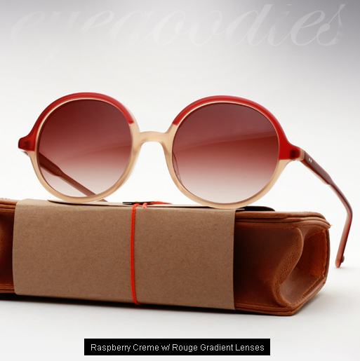 Garrett Leight Nowita sunglasses - Raspberry Creme