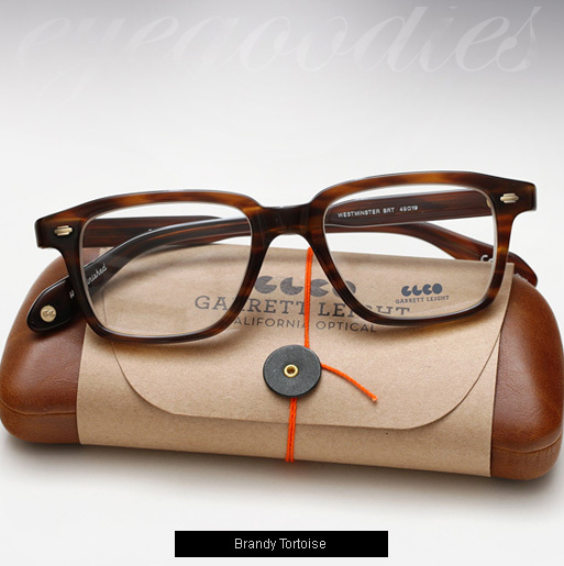 Garrett Leight Westminster eyeglasses - Brandy Tortoise