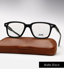 Garrett Leight Westminster eyeglasses - Matte Black