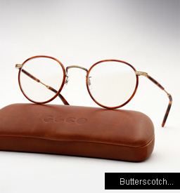 Garrett Leight Wilson eyeglasses - Butterscotch / Sapele Tortoise