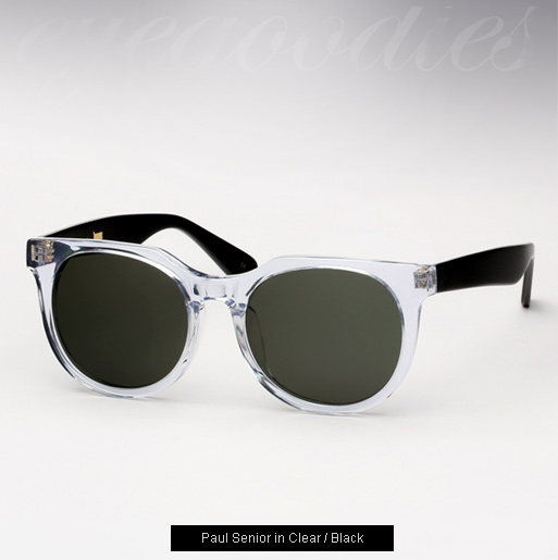 Han Paul Senior sunglasses - Clear / Black