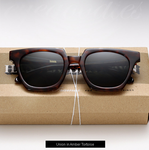 Han Union Sunglasses - Amber Tortoise