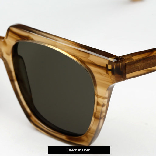 Han Union Sunglasses - Horn