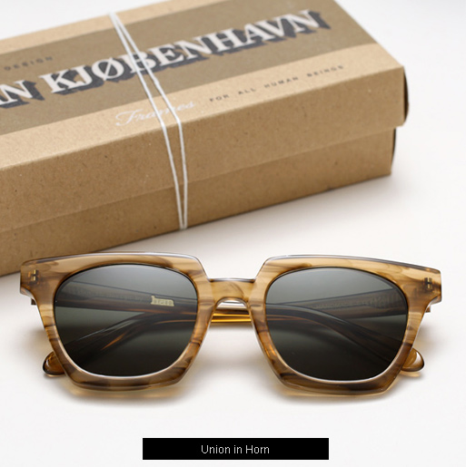 Han Union Sunglasses - Horn