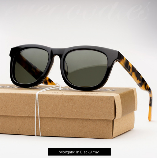 Han Wolfgang sunglasses - Black / Army Tortoise