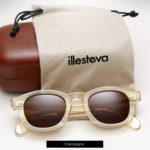 Illesteva Murdoch Sunglasses - Champagne