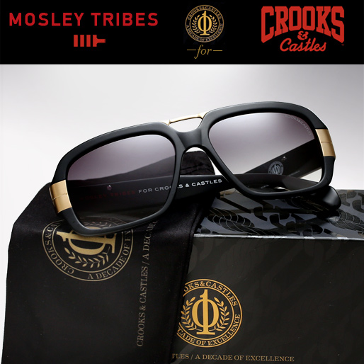 Mosley Tribes X Crooks & Castles Sunglasses - Castellano