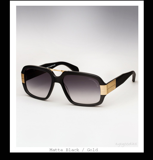 Mosley Tribes X Crooks & Castles - Castellano sunglasses - Matte Black