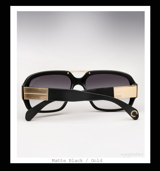 Mosley Tribes X Crooks & Castles - Castellano sunglasses - Matte Black