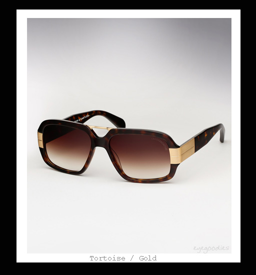 Mosley Tribes X Crooks & Castles - Castellano sunglasses - Tortoise