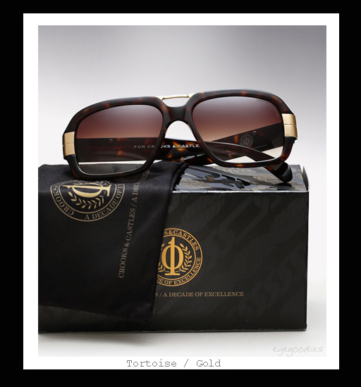 Mosley Tribes X Crooks & Castles sunglasses Castellano - Tortoise