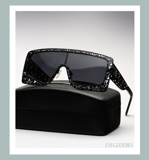 Karen Walker The Butler Critter Sunglasses - Black