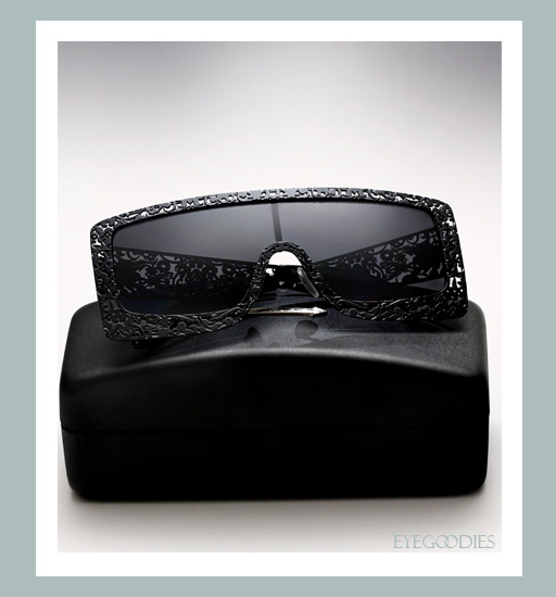 Karen Walker The Butler Critter Sunglasses - Black