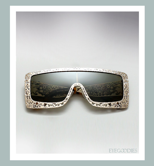 Karen Walker The Butler Critter Sunglasses - Gold