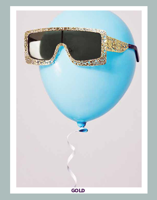 Karen Walker The Butler Critter Sunglasses - Gold