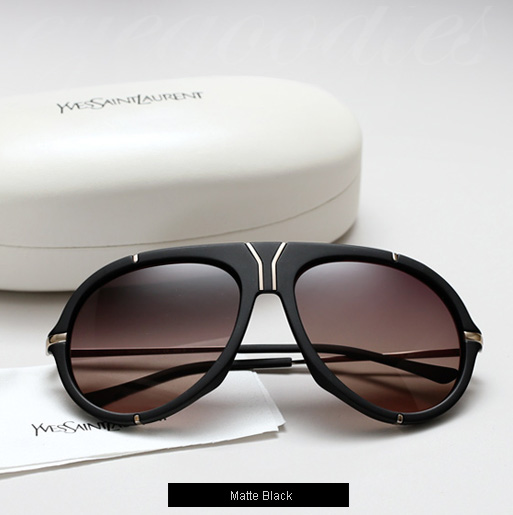 YSL 2340 S Sunglasses - Matte Black