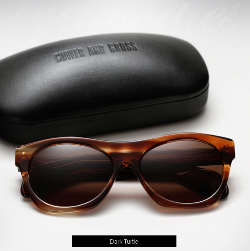 Cutler and Gross 0164 sunglasses - Dark Turtle