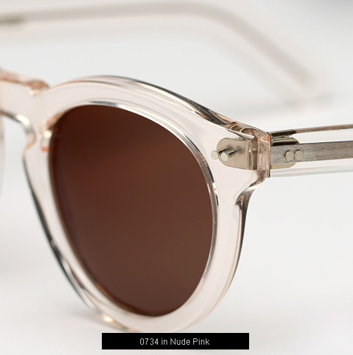 Cutler and Gross 0734 Sunglasses - Nude Pink