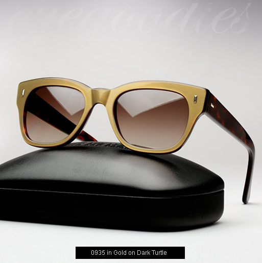 Cutler and Gross 0772 Sunglasses - Gold on Dark Turtle