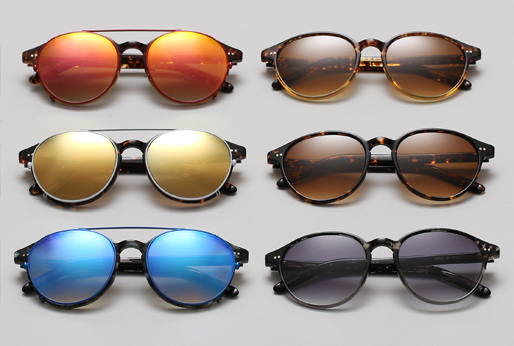 Shop Garrett Leight X Thierry Lasry Number 1 sunglasses